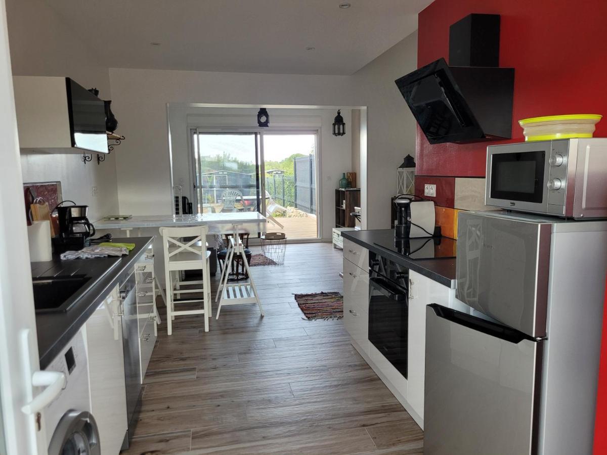 Gite Du Soleil Maison Lumineuse Avec Terrasse Solarium Parking Prive Sorede Luaran gambar