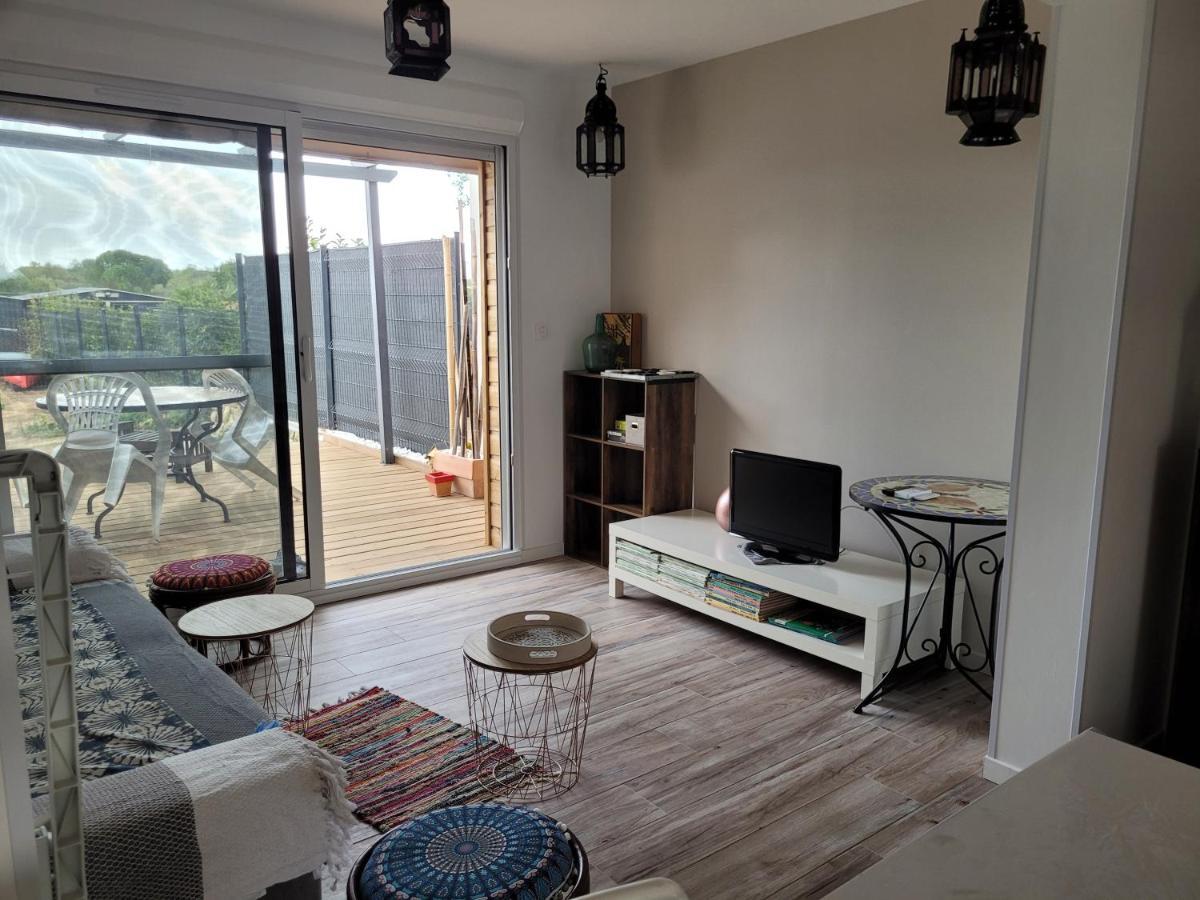 Gite Du Soleil Maison Lumineuse Avec Terrasse Solarium Parking Prive Sorede Luaran gambar
