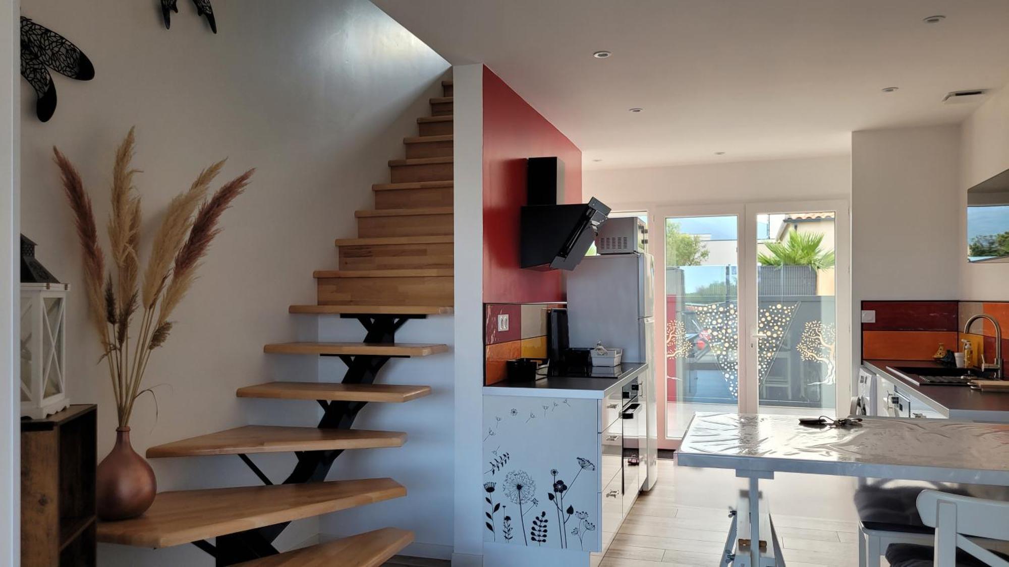 Gite Du Soleil Maison Lumineuse Avec Terrasse Solarium Parking Prive Sorede Luaran gambar